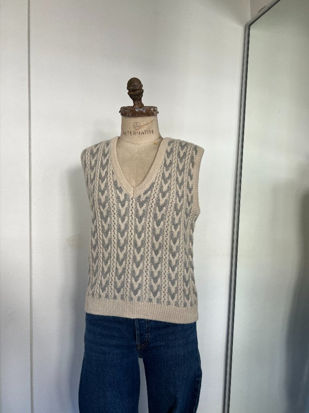 Heartloom | Herringbone Knit Vest